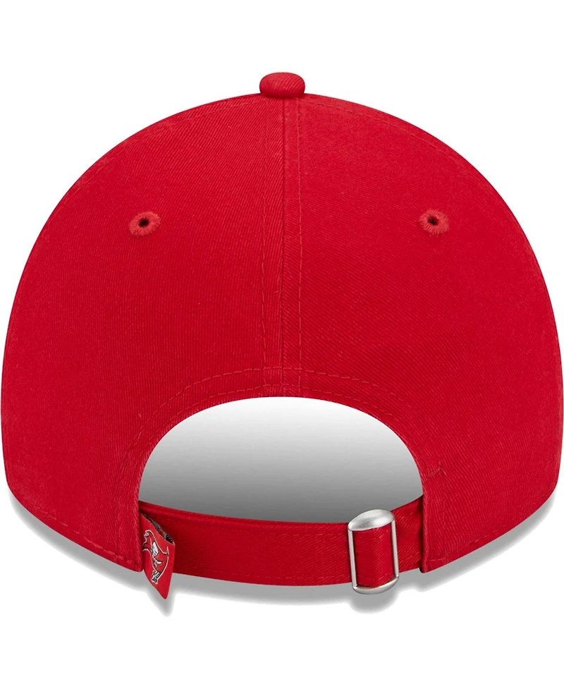 New Era Women's Red Tampa Bay Buccaneers Leaves 9TWENTY Adjustable Hat