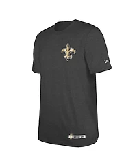 New Era Men's Heather Black Orleans Saints 2024 Nfl Training Camp T-Shirt