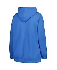 '47 Brand Women's Plus Detroit Lions Whirlwind Naomi Pullover Graphic Cotton-Blend Hoodie