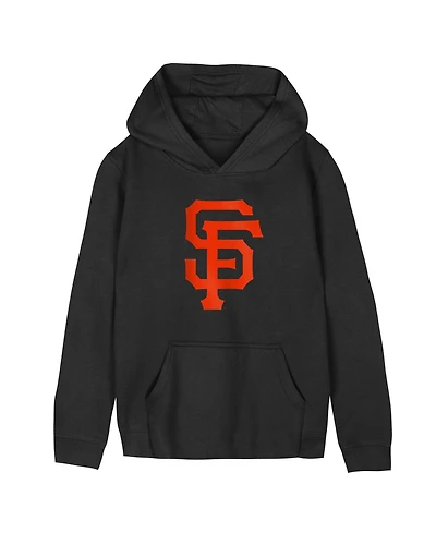 Outerstuff Preschool Black San Francisco Giants Primary Logo Fleece Hoodie