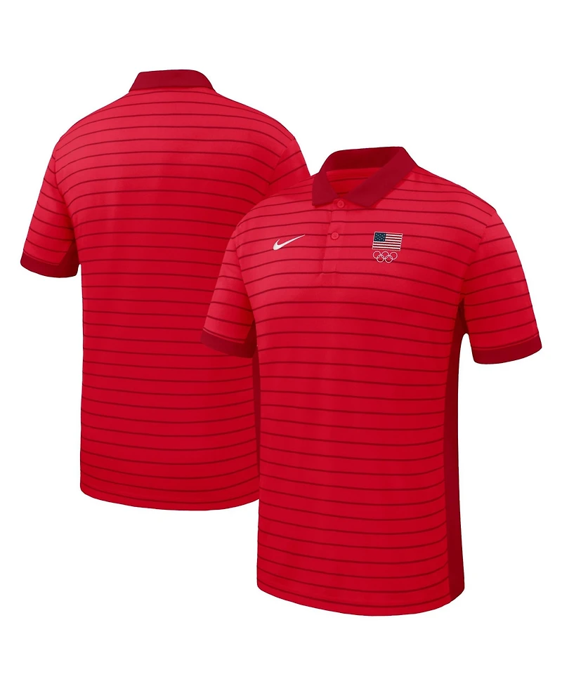 Nike Men's Team Usa Victory Stripe Dri-fit Polo Shirt