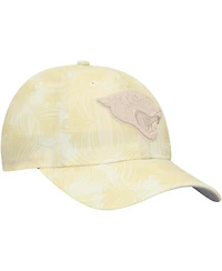 New Era Women's Cream Jacksonville Jaguars Frond 9TWENTY Adjustable Hat