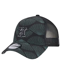 New Era Men's Black Houston Astros 9FORTY A-Frame Trucker Adjustable Hat