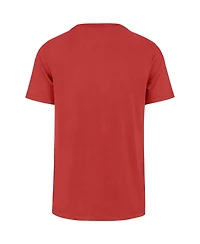 '47 Brand Men's Red Atlanta Falcons Stripe Splash Franklin Throwback T-Shirt