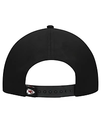 New Era Women's Black Kansas City Chiefs Metallic 9FORTY M-Crown A-Frame Adjustable Hat