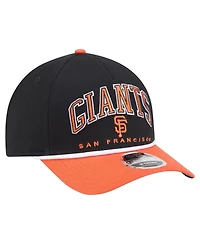 New Era Men's Black/Orange San Francisco Giants Arch 9FORTY A-Frame M-Crown Adjustable Hat