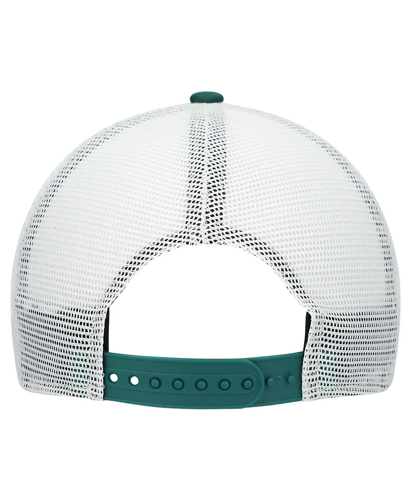 New Era Big Boys and Girls White/Green New York Jets Streak 9FORTY A-Frame Adjustable Hat