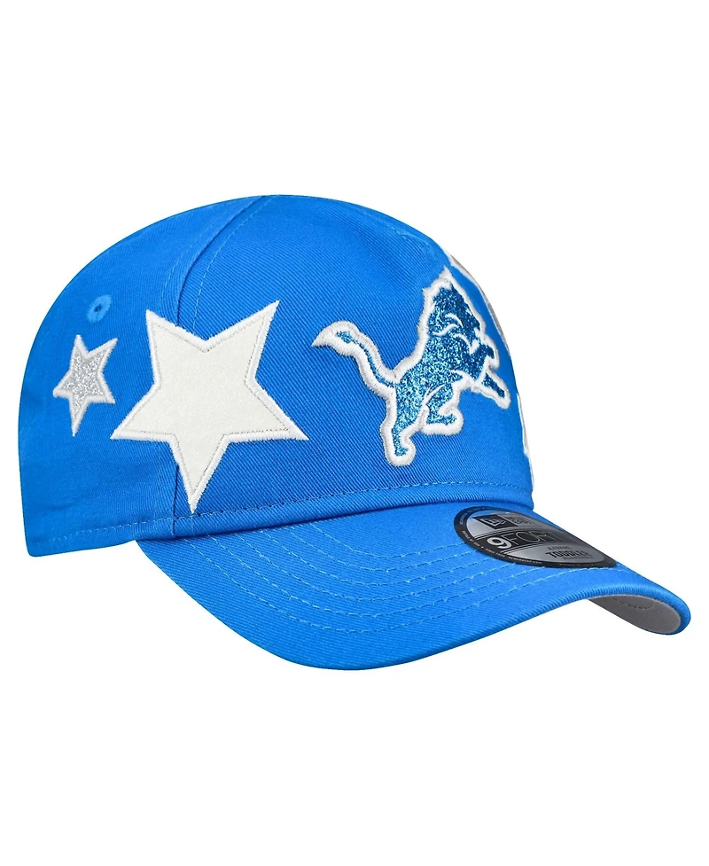 New Era Toddler Blue Detroit Lions Stardom 9FORTY A-Frame Adjustable Hat