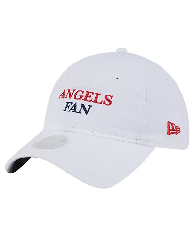 New Era Women's White Los Angeles Angels Team Fan 9TWENTY Adjustable Hat