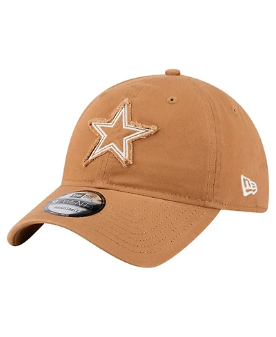 New Era Men's Brown Dallas Cowboys Stamp 9TWENTY Adjustable Hat