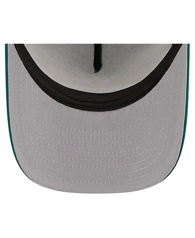 New Era Men's Kelly Green Oakland Athletics Vintage Arched Foam Front 9FIFTY A-Frame Adjustable Trucker Hat