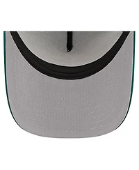 New Era Men's Kelly Green Oakland Athletics Vintage Arched Foam Front 9FIFTY A-Frame Adjustable Trucker Hat