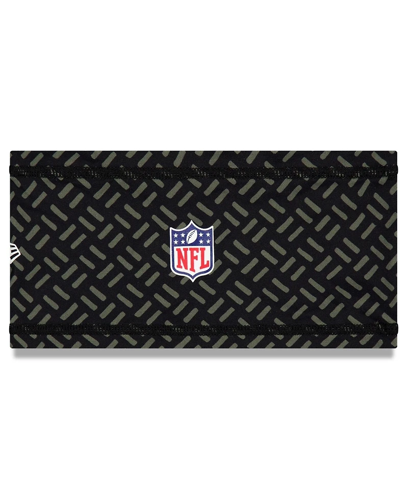 New Era Men's Black New York Jets 2025 Rivalries Collection Sideline Headband