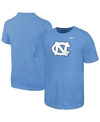 Nike Big Boys and Girls Carolina Blue North Carolina Tar Heels Logo T-Shirt