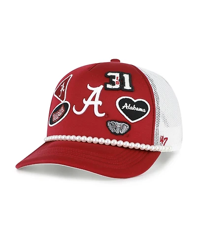 '47 Brand Men's Crimson/White Alabama Crimson Tide Rally On Hitch Adjustable Hat