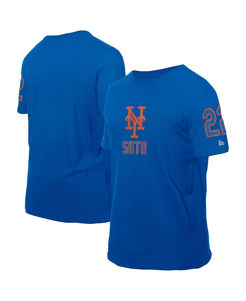 New Era Men's Juan Soto Royal York Mets Design Lab Name Number T-Shirt