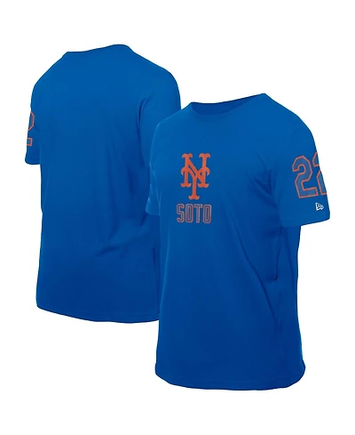 New Era Men's Juan Soto Royal York Mets Design Lab Name Number T-Shirt