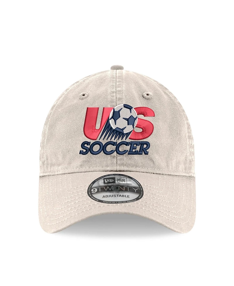 New Era Men's Tan Usmnt 1993 9TWENTY Adjustable Hat