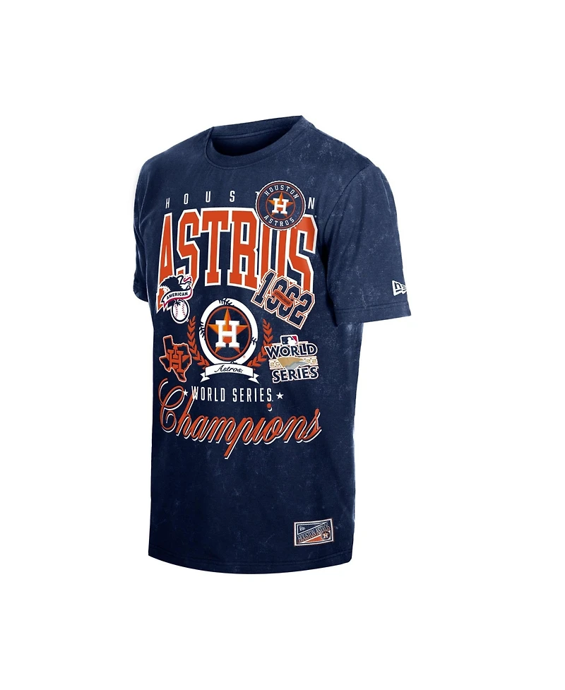 New Era Men's Navy Houston Astros Mineral Wash T-Shirt