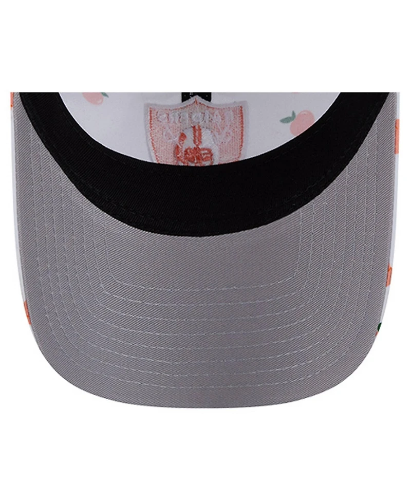 New Era Women's White Las Vegas Raiders Fruit Pattern 9TWENTY Adjustable Hat