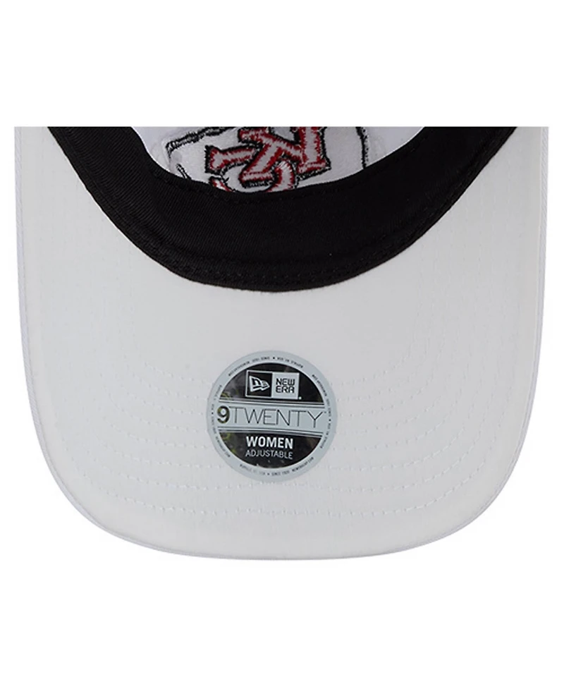 New Era Women's White Kansas City Chiefs Floral 9TWENTY Adjustable Hat