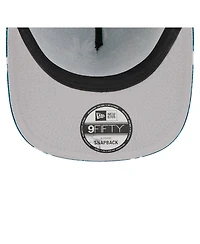 New Era Men's Midnight Green Philadelphia Eagles Palm Print A-Frame 9FIFTY Snapback Hat