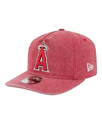New Era Men's Red Los Angeles Angels Denim Classic 19TWENTY Adjustable Hat