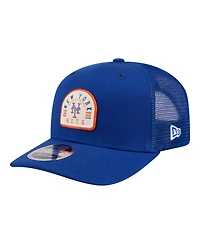 New Era Men's Royal New York Mets Contest 9SEVENTY Adjustable Trucker Hat