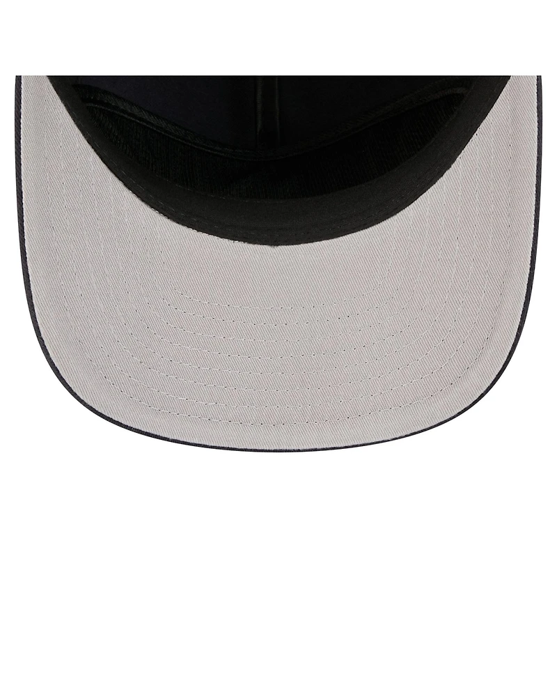 New Era Men's Navy Atlanta Braves Stacked 19TWENTY Adjustable Hat