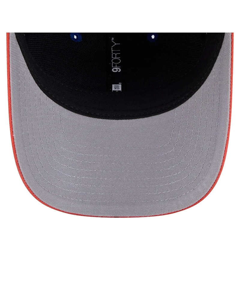 New Era Men's Royal/Orange New York Mets Team Loyal 9FORTY M-Crown Adjustable Hat