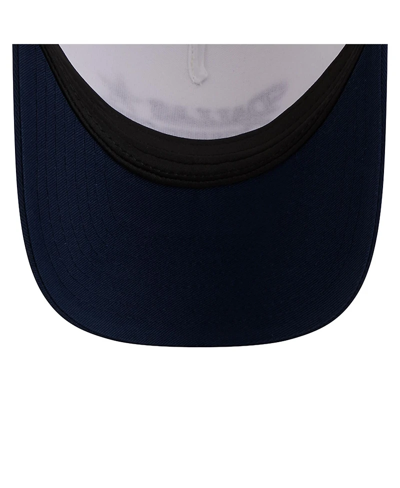 New Era Women's Cream/Navy Dallas Cowboys Retro A-Frame 9FORTY Adjustable Hat