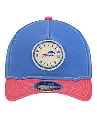 New Era Men's Royal/Red Buffalo Bills 9FORTY Felt A-Frame Adjustable Hat