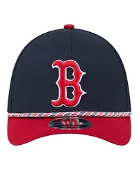 New Era Men's Navy/Red Boston Red Sox Rope M-Crown A-Frame 39THIRTY Flex Hat