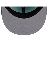 New Era Men's Turquoise/Charcoal Houston Astros Two-Tone Color Pack 9FIFTY Snapback Hat