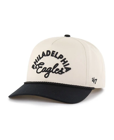 47 Brand Women's Natural Philadelphia Eagles Rope Script Hitch Adjustable Hat