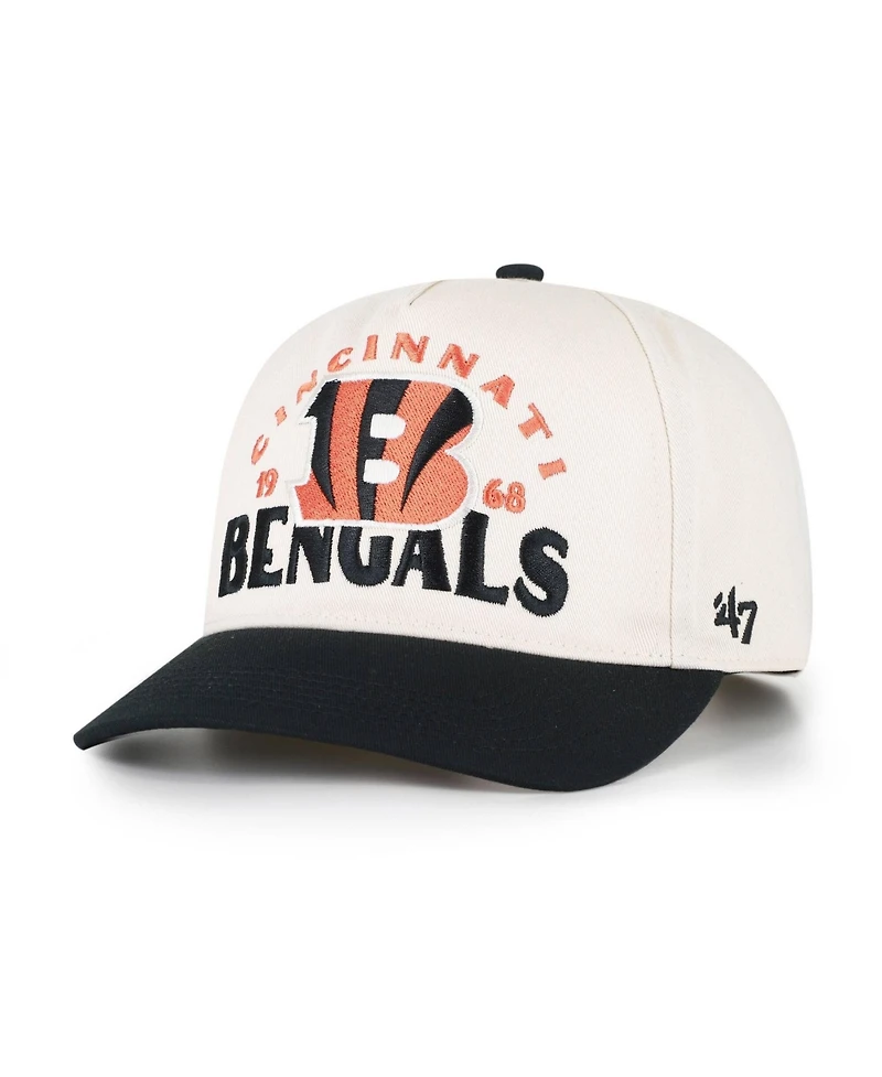 47 Brand Men's Natural Cincinnati Bengals Arcitext Hitch Adjustable Hat