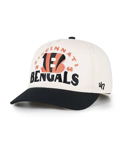 47 Brand Men's Natural Cincinnati Bengals Arcitext Hitch Adjustable Hat