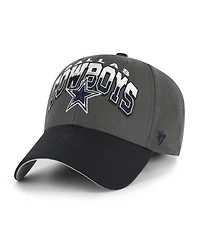 '47 Brand Men's Charcoal Dallas Cowboys Split Block Mvp Adjustable Hat