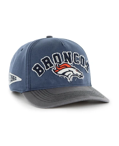 47 Brand Men's Navy Denver Broncos Calderwood Well Worn Hitch Adjustable Hat