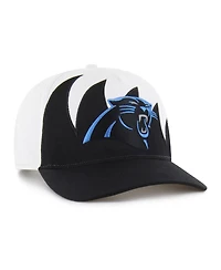 47 Brand Men's White Carolina Panthers Jagged Hitch Adjustable Hat