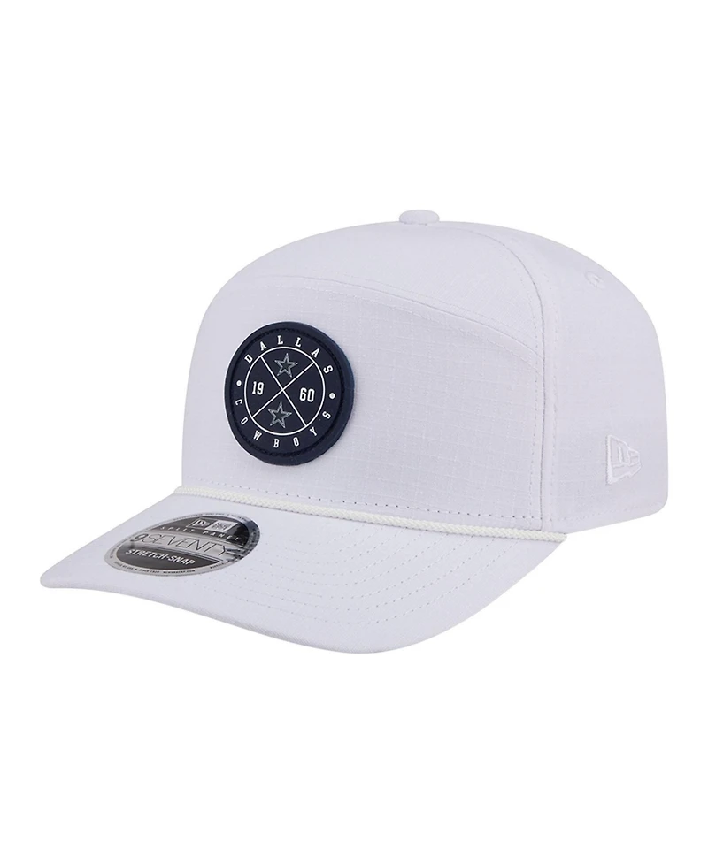 New Era Men's White Dallas Cowboys Quick Strike Split Panel 9SEVENTY Stretch-Snap Hat