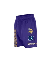 New Era Men's Purple Minnesota Vikings Match Shorts