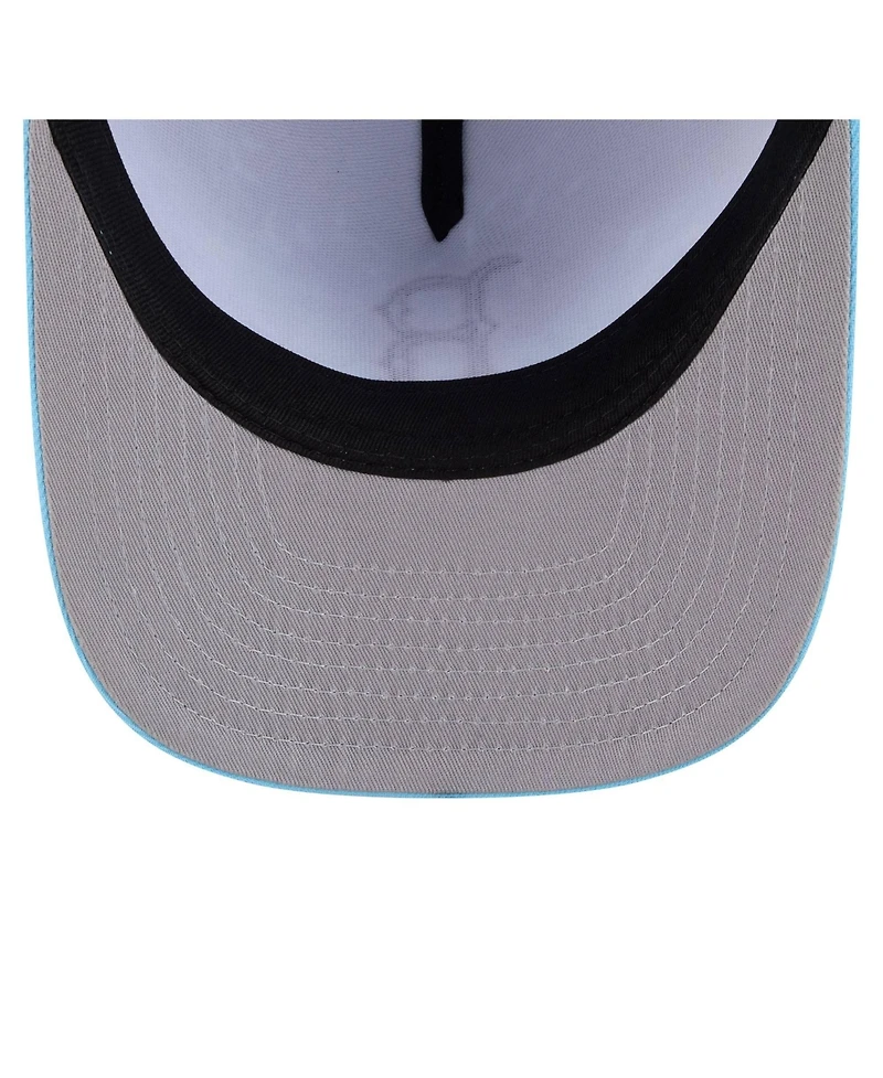 New Era Men's Light Blue Boston Red Sox Deep Water Pre-Curved 9FIFTY A-Frame Snapback Hat