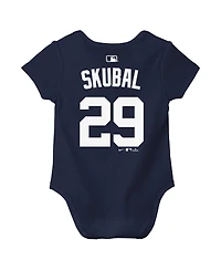 Nike Baby Boys and Girls Tarik Skubal Navy Detroit Tigers Name Number Bodysuit