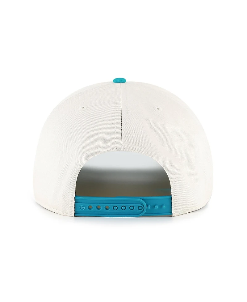 '47 Brand Men's Natural Miami Dolphins Frame Out Two Tone Hitch Adjustable Hat