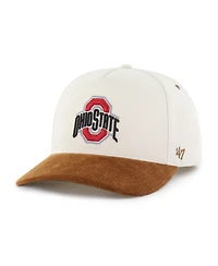 Carhartt x '47 Brand Men's Natural/Brown Ohio State Buckeyes Undyed Relaxed Hitch Adjustable Hat