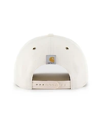 Carhartt x '47 Brand Men's Natural/Brown Wisconsin Badgers Undyed Relaxed Hitch Adjustable Hat