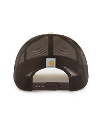 Carhartt x '47 Brand Men's Natural/Brown Auburn Tigers Undyed Trucker Adjustable Hat