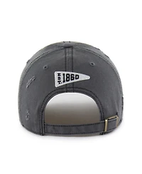 '47 Brand Men's and Women's Charcoal Lsu Tigers Well-Worn Seymore Clean Up Adjustable Hat