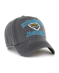 '47 Brand Men's Charcoal Jacksonville Jaguars Seymoore Clean Up Adjustable Hat